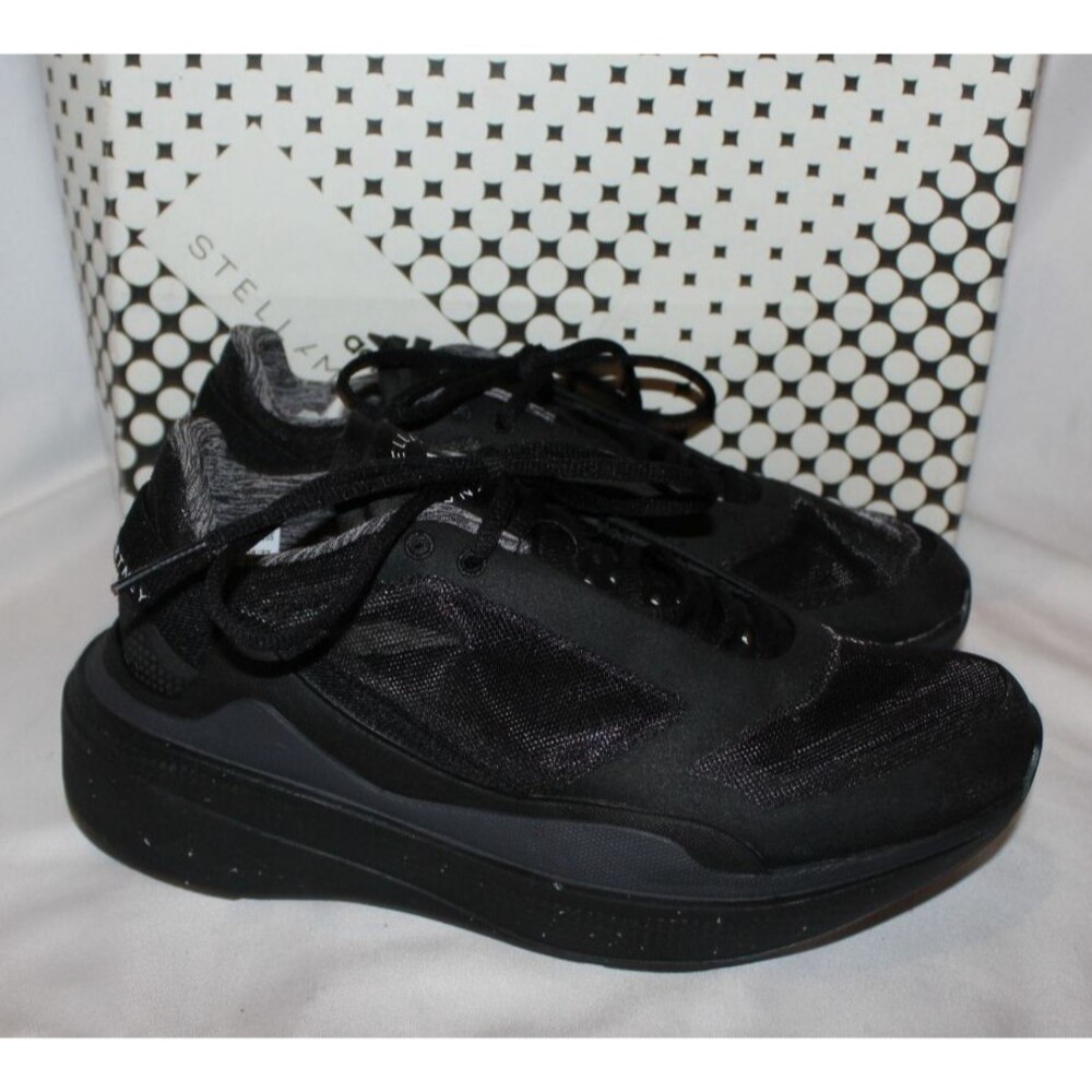 ADIDAS aSMC Earthlight Stella McCartney Designer Black Running Shoes SZ 7 NIB